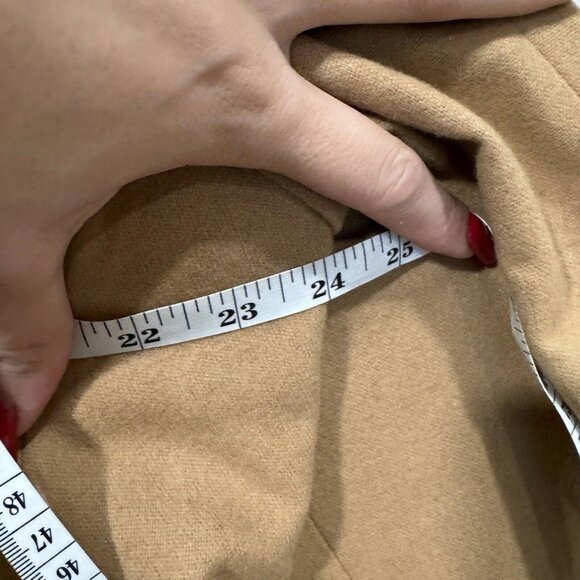 Oscar de la Renta Mens Brown Camel? Tan Sport Coat Blazer Jacket 44R - Picture 9 of 9